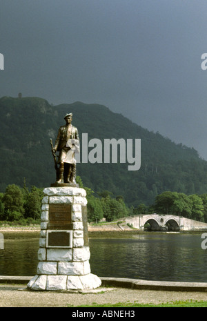 Schottland Argyll Inverary Kriegerdenkmal Stockfoto