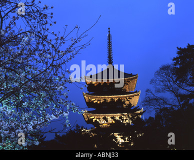 Die fünf Geschichte Pagode am Kofukuji Tempel Stockfoto