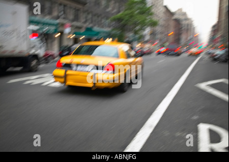 Die Taxis in New York City, New York, USA Stockfoto