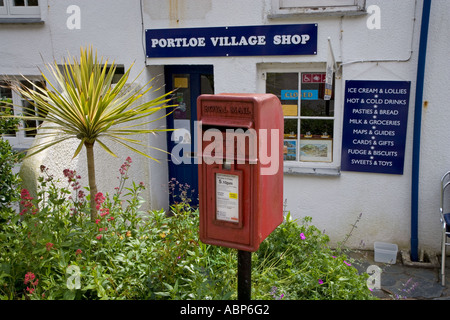 Postamt Portloe Cornwall UK Mai Stockfoto