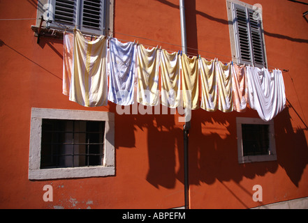 Izola alte Stadt Istriens Primorska Slowenien ehemalige ex-Jugoslawien Pirano Istra Istrien Halbinsel slowenischen Osten Osteuropa anzeigen Stockfoto