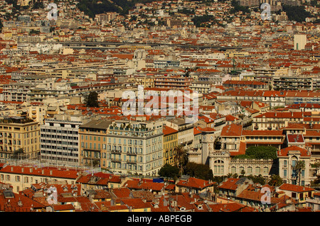 Blick über die Stadt von schönes Frankreich Bild von Andrew Hasson 22. April 2006 Stockfoto