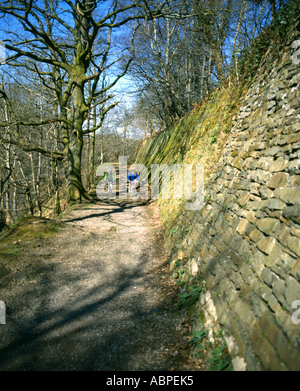 Taff Trail, Quakers Yard in der Nähe von Merthyr Tydfil, South Wales Valleys. Stockfoto