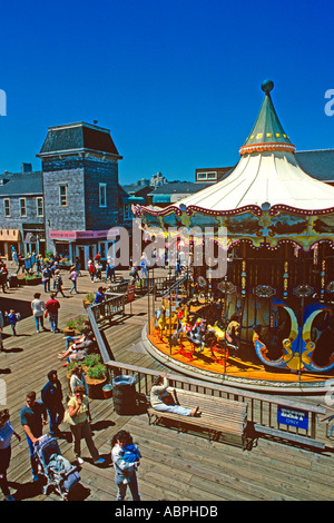 Das Karussell am Pier 39 San Francisco Kalifornien, USA Stockfoto