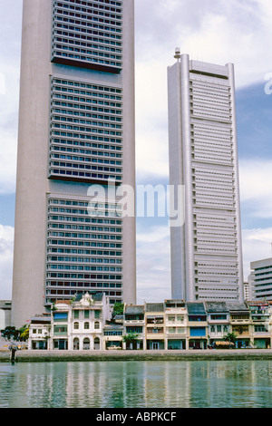 Historischen Singapur. Foto 1988 Stockfoto