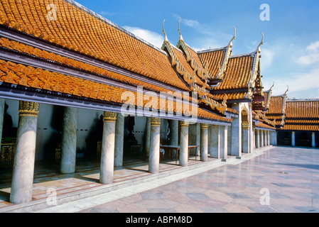 Wat Benchamabophit Marmor Tempel Bangkok Thailand Stockfoto