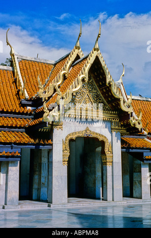 Wat Benchamabophit Marmor Tempel Bangkok Thailand Stockfoto