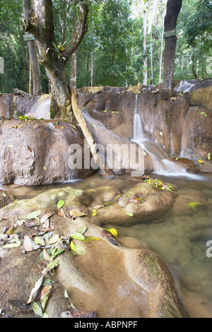 Tat Sae fällt, Luang Prabang Stockfoto