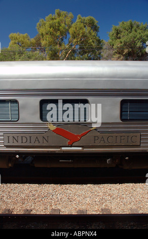 Indian Pacific Zug Wagen Stockfoto