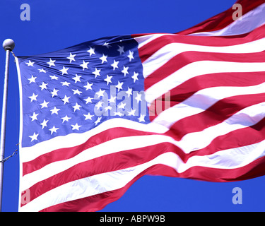 USA: Stars And Stripes Stockfoto