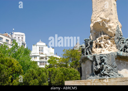 Plaza de Los Sitios Zaragoza Spanien Stockfoto