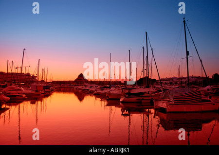 Europa Portugal Algarve Vilamoura Marina de Vilamoura Stockfoto