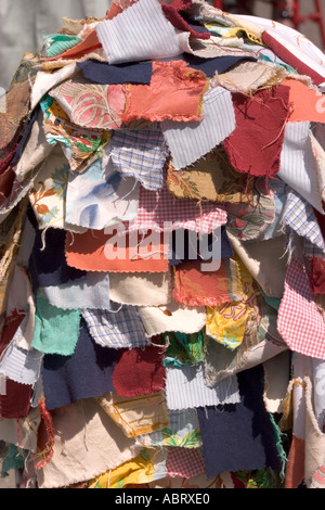 Traditionelle Folklore Kleid am Wimborne Folk Festival 2005 Stockfoto