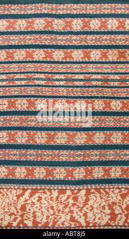 Indonesien-Detail der Ikat gemusterten Rock Stoff aus Savu Insel Nusa Tengarra Indonesien Stockfoto