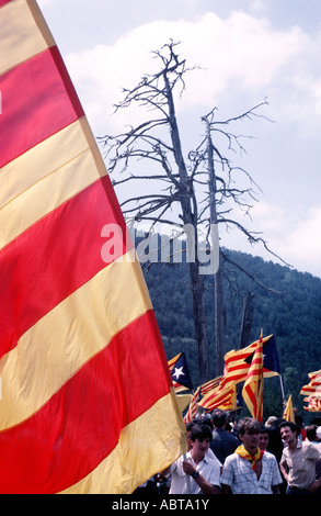 Tag der katalanischen Nationalismus. Stockfoto