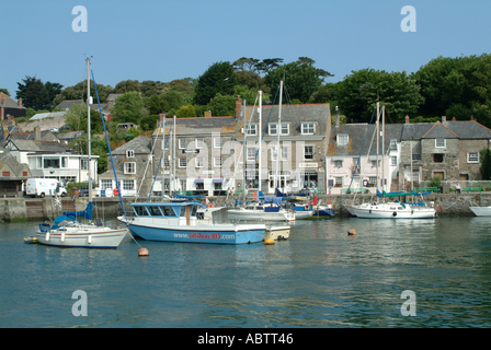 Inneren Hafenbereich in Padstow, Cornwall Stockfoto