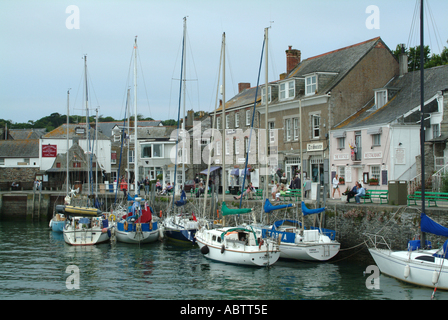 Inneren Hafenbereich in Padstow, Cornwall Stockfoto