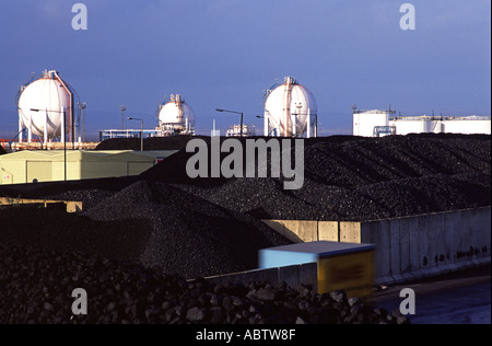 Avonmouth Ölraffinerie England UK Stockfoto