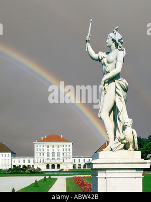 DE - Bayern: Schloss Nymphenburg, München Stockfoto