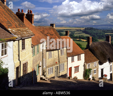 GB - DORSET: Gold Hill in Shaftesbury Stockfoto