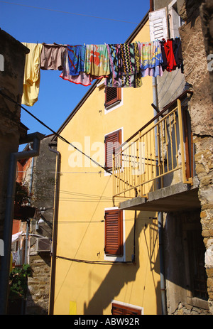 Izola alte Stadt Istriens Primorska Slowenien ehemalige ex-Jugoslawien Pirano Istra Istrien Halbinsel slowenischen Osten Osteuropa anzeigen Stockfoto