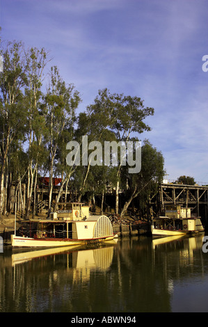 Adelaide und Alexander Arbuthnot Riverboats Murray River Echuca Victoria New South Wales Australien Stockfoto