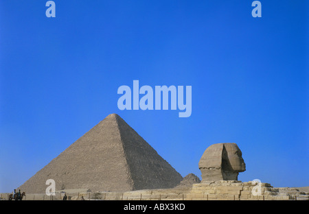 Ägypten Gizeh Giseh Pyramide Pyramiden Pyramide Sphinx Stockfoto