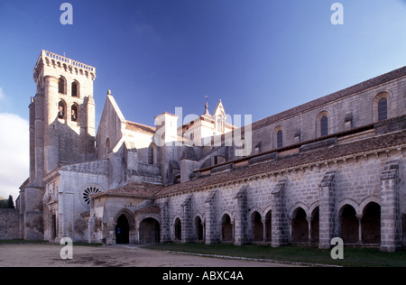 Burgos, Abtei Las Huelgas, zuletzt 13. Halbmonatsschrift Stockfoto