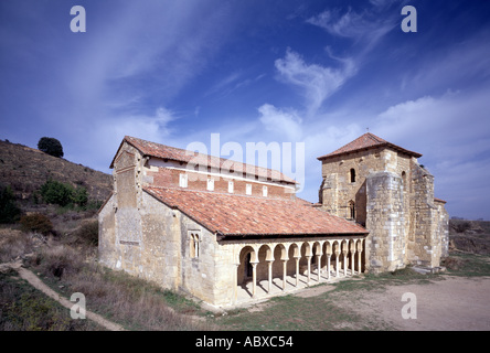 San Miguel De La Escalada, Colegio de las Irlandeses, Südwestansicht, verstorbenem 913 Stockfoto