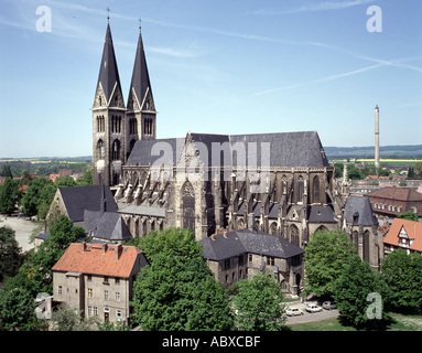 Halberstadt, Dom, Süd-Ostansicht Stockfoto