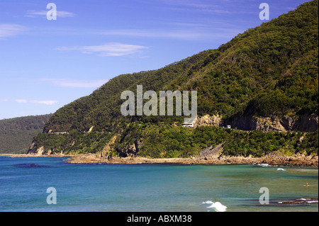 Great Ocean Road in der Nähe von Lorne Victoria Australien Stockfoto