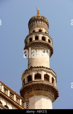 Charminar die vier Türme Basar Hyderabad Andhra Pradesh, Indien Stockfoto