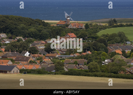 Weybourne Dorf North Norfolk UK Juli Stockfoto