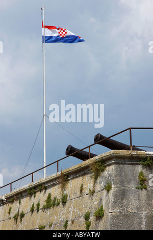 Venezianische Festung Zitadelle Pula Istrien Kroatien ehemalige ex-Jugoslawien Pola Kroatien Hrvatska istrischen Halbinsel Osten Osteuropa Stockfoto