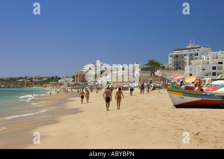 Portugal Algarve, Armacao de Pera, Hauptstrand Stockfoto