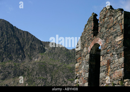 Bergleute Altbau in Snowdonia Stockfoto