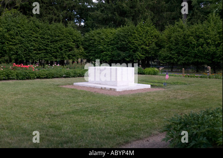 Springwood Garten und Grab von Franklin Delano Roosevelt 32. Präsident der Vereinigten Staaten Stockfoto