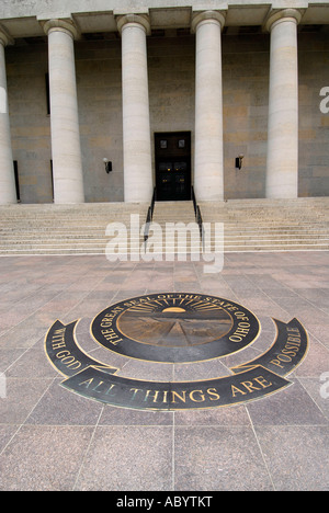 Siegel des Staates Ohio an das State Capitol Building in Columbus OH Stockfoto