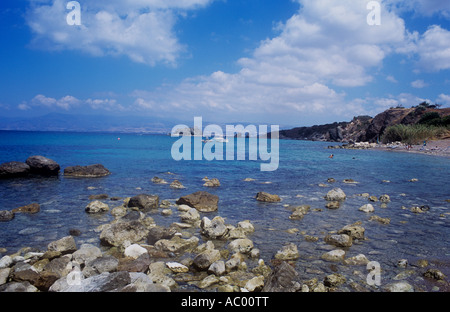 Zypern-Küste in der Nähe von Aphrodite Bäder Lachi Stockfoto