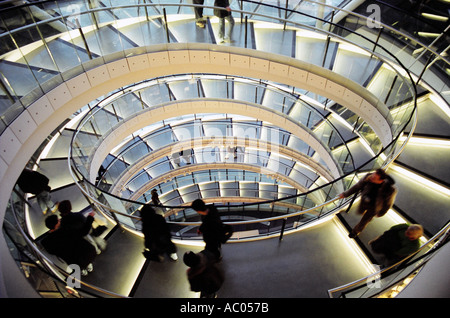 GLA Rathaus Wendeltreppe London England Großbritannien Vereinigtes Königreich UK Stockfoto