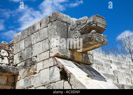Plattform des Bundesstaates Yucatán, Mexiko, Chichen Itza, archäologische Stätte Chichen Itza, Venus Stockfoto