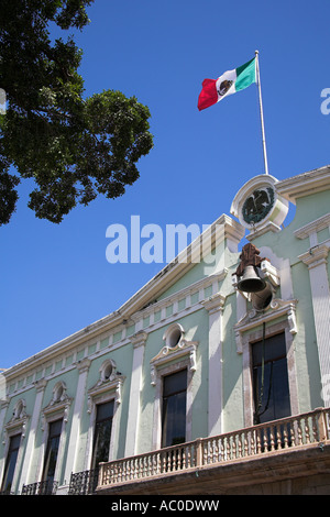 Palacio de Gobierno, Regierungspalast, Plaza Mayor, Mérida, Hauptstadt des Bundesstaates Yucatán, Mexiko Stockfoto