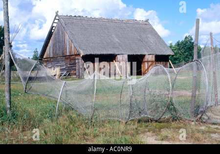 Stolper Museum des TheSlovinian Dorfes Stockfoto