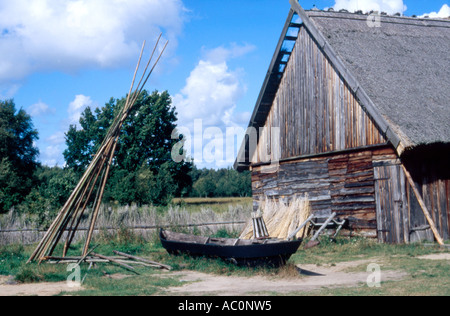 Stolper Museum des TheSlovinian Dorfes Stockfoto