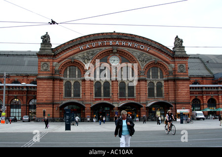 Bremer Hauptbahnhof, Hauptbahnhof, Deutschland Stockfoto