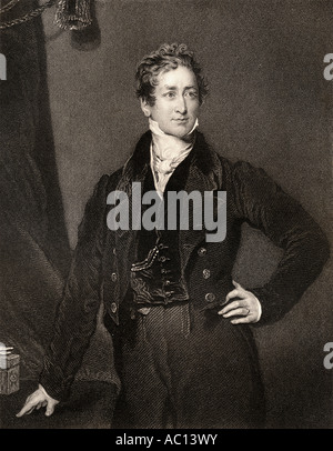 Sir Robert Peel, 2. Baronet, 1788 -1850. Britischer Premierminister und Gründer der Konservativen Partei. Stockfoto