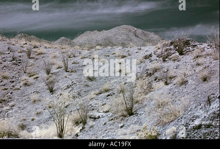 Anza-Borrego Wüste in Infrarot Stockfoto