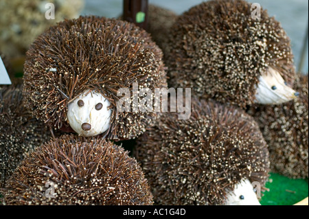 Stachelschweine SPIELZEUG VIKTUALIENMARKT MÜNCHEN BAYERN DEUTSCHLAND EUROPA Stockfoto