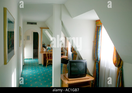 HOTELZIMMER MÜNCHEN BAYERN DEUTSCHLAND Stockfoto