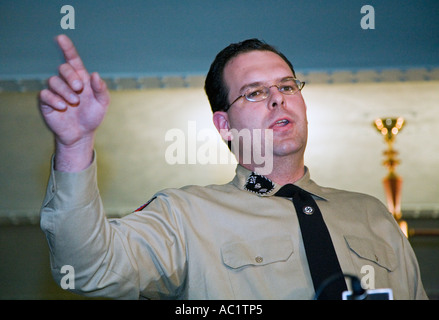 Neonazi-Führer Bill White Stockfoto